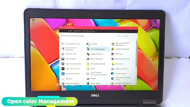 open color management now color management windows 10