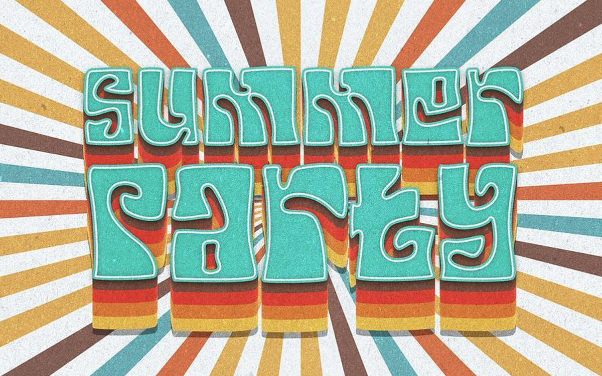 Your Groovy Font funk psychedelic 70s font 4 Your Groovy Font funk psychedelic 70s font