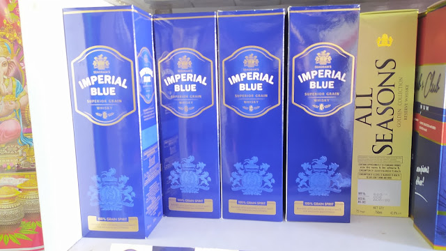 Imperial blue superior grain whisky