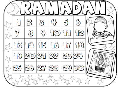 ramadan calendar for kids