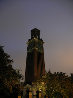 A bell tower on the Brown University campus in Providence, Rhode Island