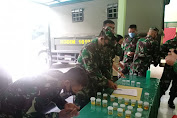 Gelar P4GN, 58 Personel KodimTabanan  Dites Urine.