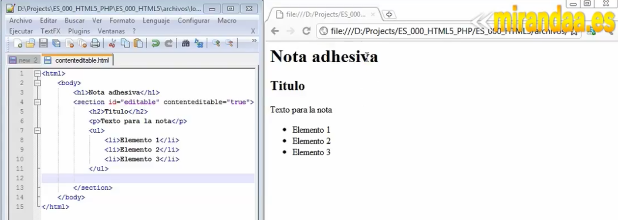 Lecciones HTML : Lección 6