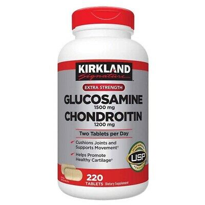 Kirkland Glucosamine 1500mg & Chondroitin 1200mg (USA)