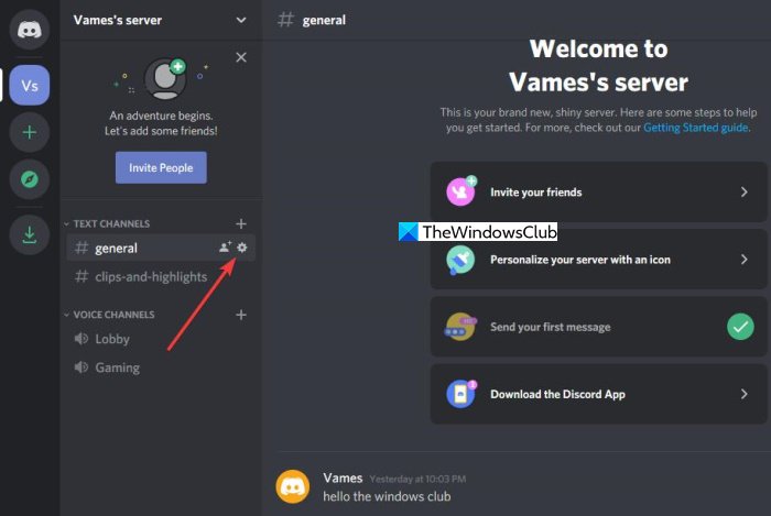 использовать функцию преобразования текста в речь в Discord