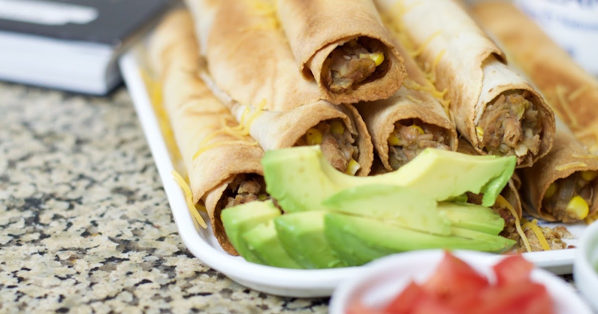 The McClarnon Situation Sweet Corn and Green Chile Baked Flautas