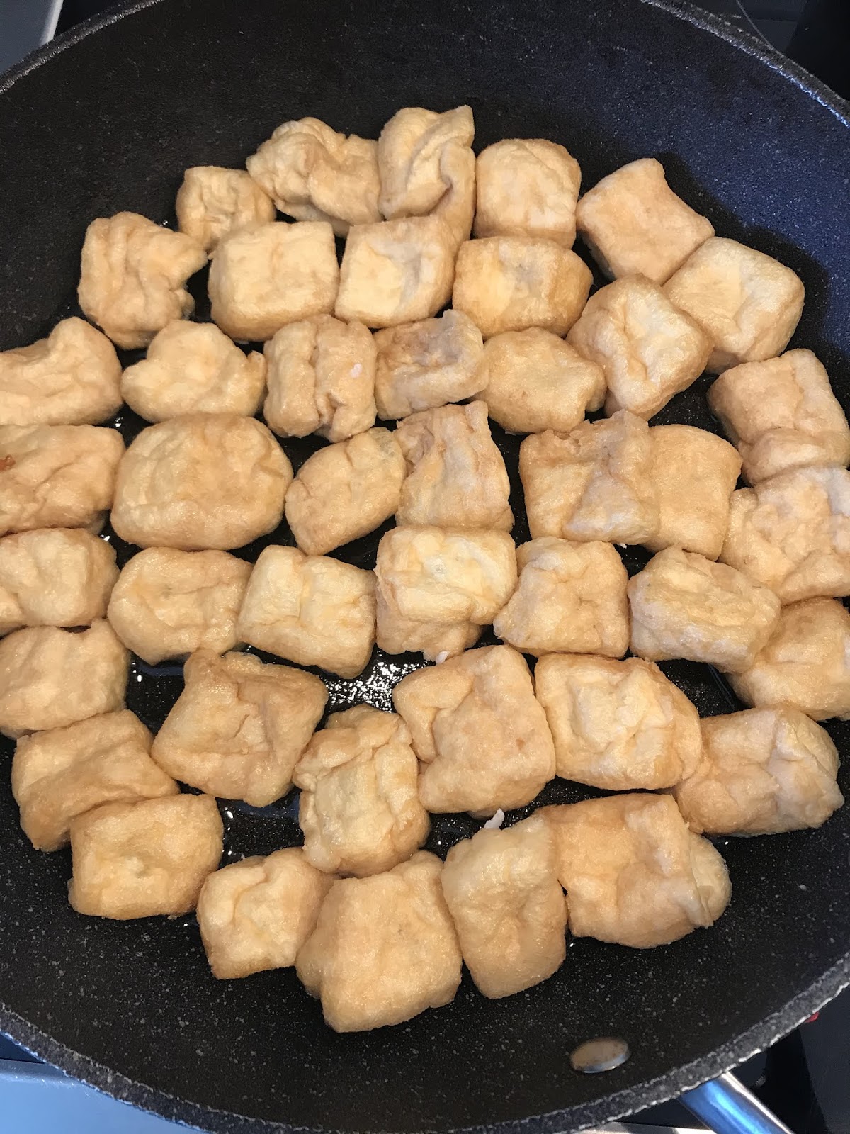 Once upon a cook Stuffed Tofu Puff with Minced Fish 魚肉釀豆腐