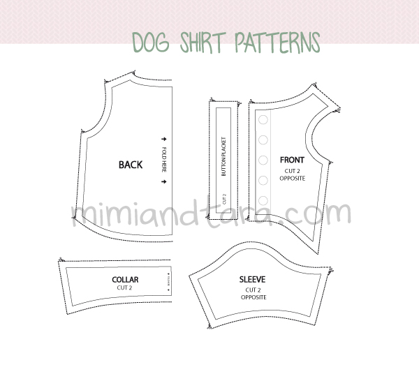 Dog Shirt Patterns Mimi Tara Free Dog Clothes Patterns