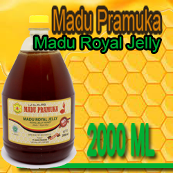 madu royal jelly madu pramuka 2000 ml