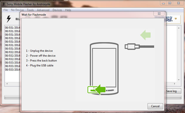 Cara Flash Sony Xperia Z3 D6653 via Flashtool Cara Flash Sony Xperia Z3 D6653 via Flashtool