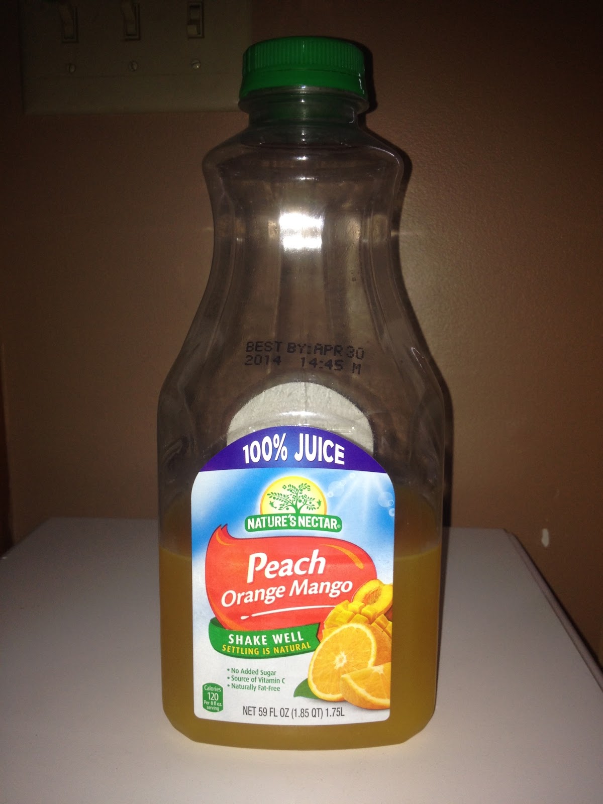 Nature's Nectar Peach Orange Mango 100 Juice (Aldi)
