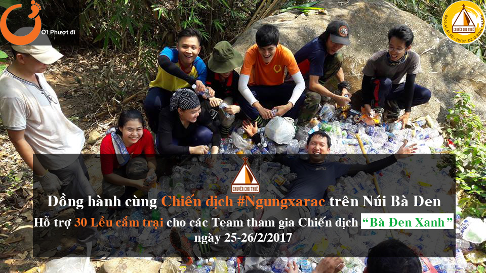 Hỗ Trợ 30 Lều Cắm Trại Chiến Dịch "Bà Đen Xanh" 3 baden