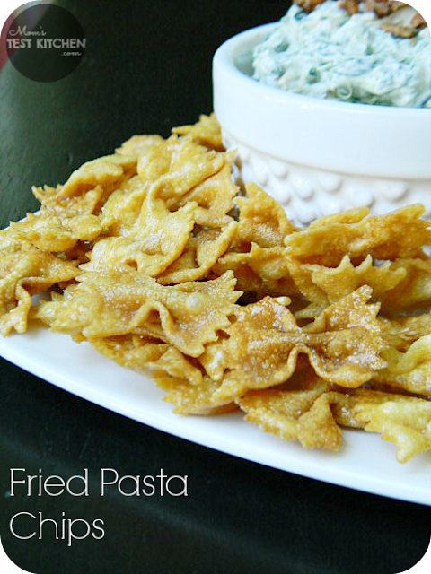 Mom's Test Kitchen: Fried Pasta Chips