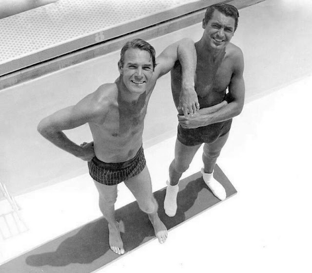 Sweet Photos of Cary Grant and Randolph Scott Together ~ Vintage Everyday