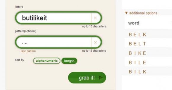 Create A Word With These Letters ~ Thankyou Letter