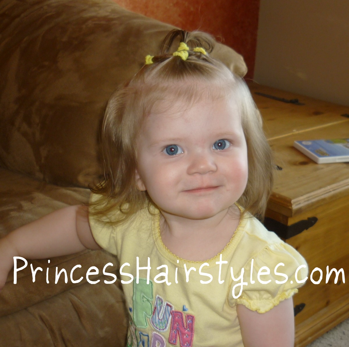 Baby Hairstyles - Elastic Halo | Hairstyles For Girls - Princess Hairstyles