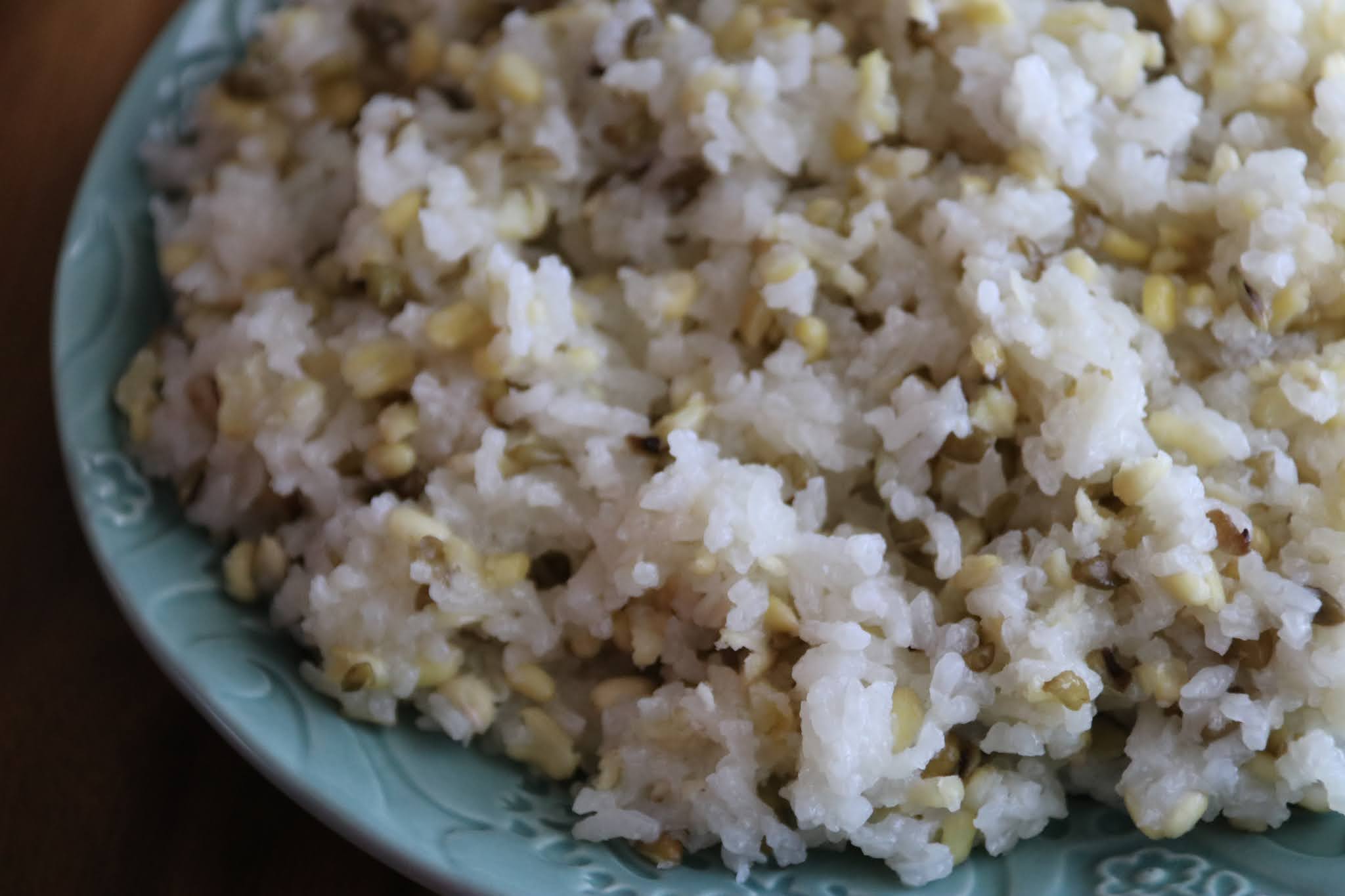Boriville Split Mung Bean Sticky Rice Cook in a Rice Cooker (Xôi đậu