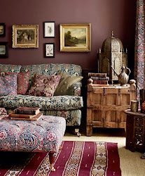 decor room living decorating bohemian purple wall plum gypsy rooms boho eclectic jewel bedroom hippie decoration fall exotic interior tones