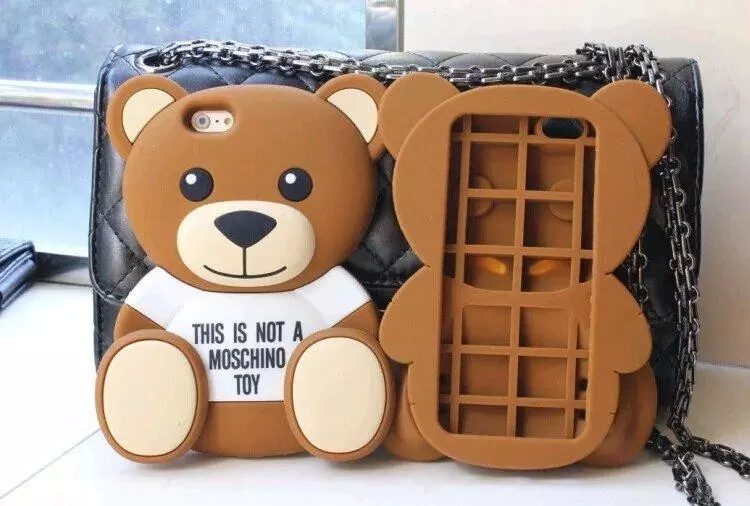 Coque chic Moschino 3D Teddy Bear  pour iPhone 5 6 6plus