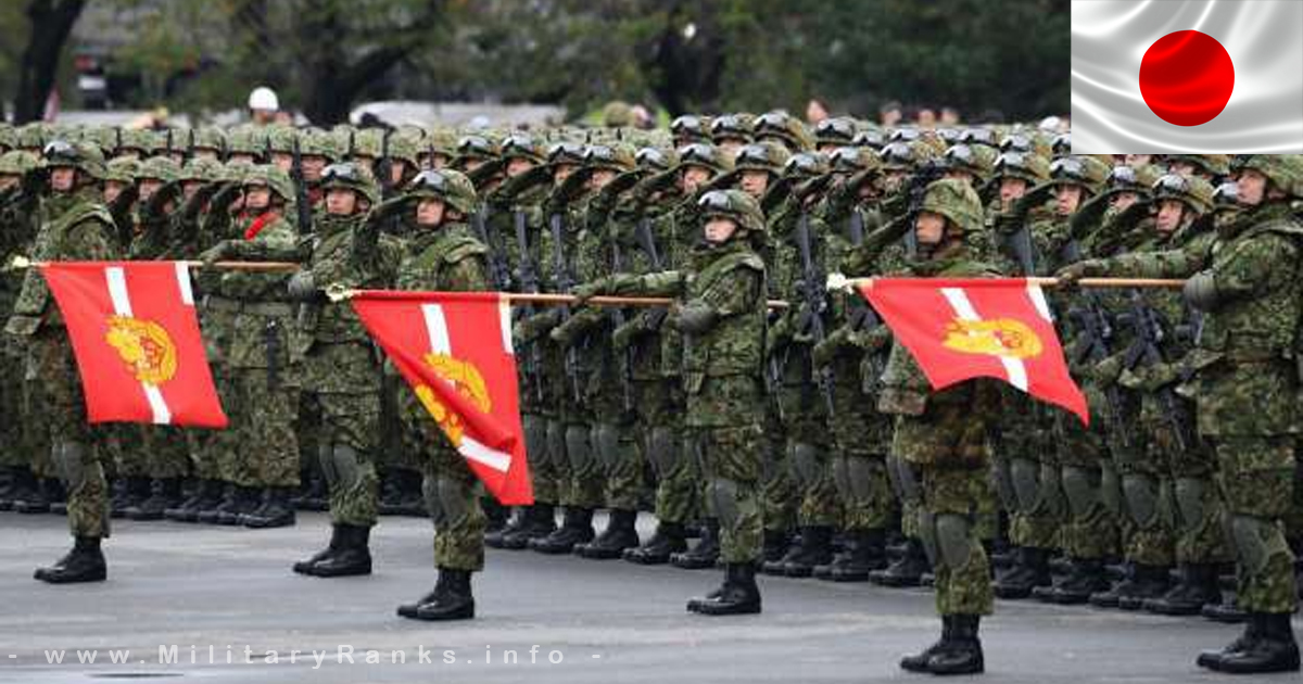 Japan SelfDefense Forces Ranks and Insignia Japan Army Ranks
