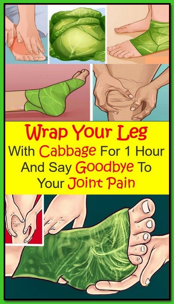 Wrap Your Leg With Cabbage For 1 Hour And This Will Happen To Your