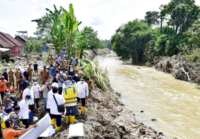 Menteri PUPR Tinjau Wilayah Banjir di Sumut,  Ini Arahannya