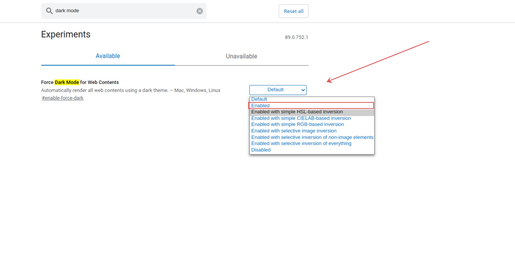 How to enable dark mode in Microsoft Edge?