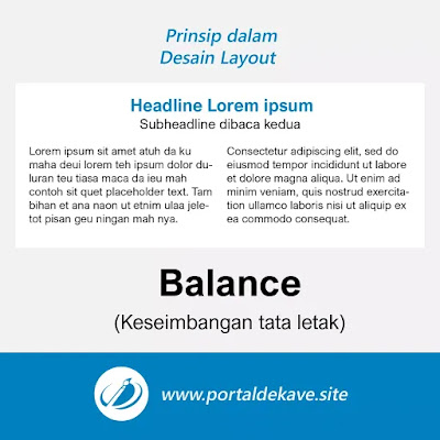 Prinsip dalam Desain Layout yang Harus Diperhatikan 5 3. Balance