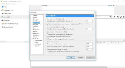 velocidad maxima utorrent