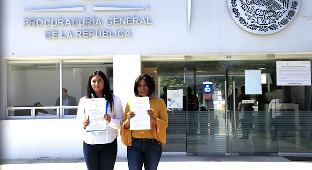 Ana Cristina Ruiz y Roxana Luna interponen denuncia por violencia política de género contra candidatos de Morena