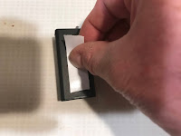 Applying double sided tape