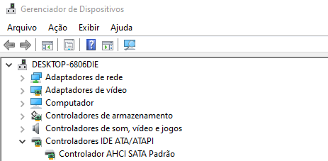 Gerenciador de dispositivos