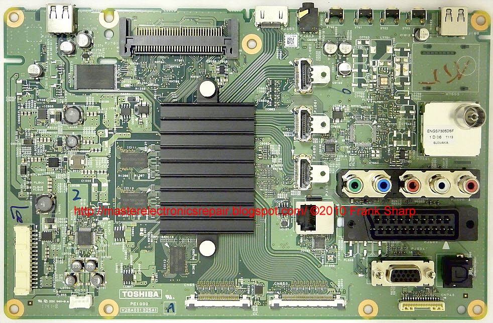 Master Electronics Repair !: REPAIR / SERVICING TV TOSHIBA 46TL838R
