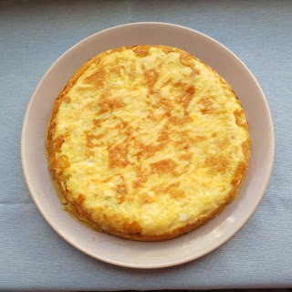 Tortilla de patatas y calabacín