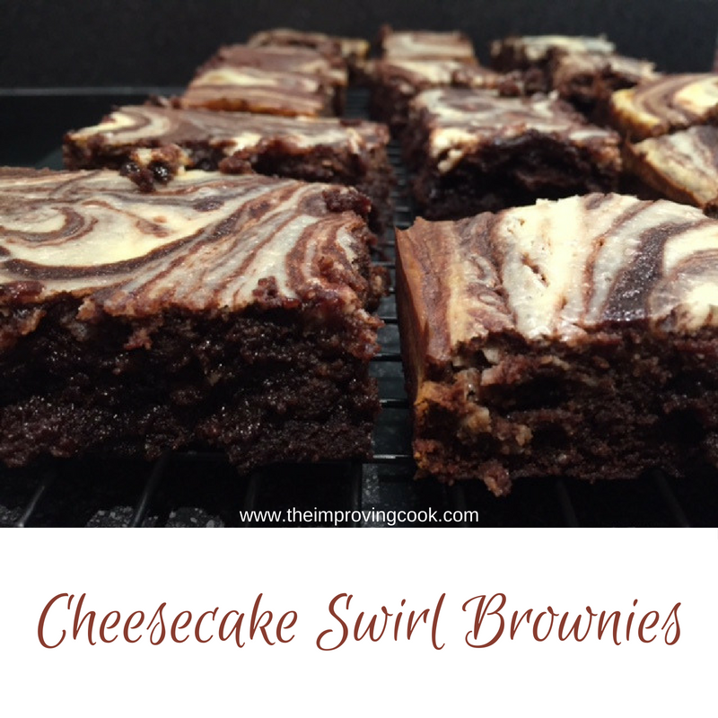 Cheesecake Swirl Brownies