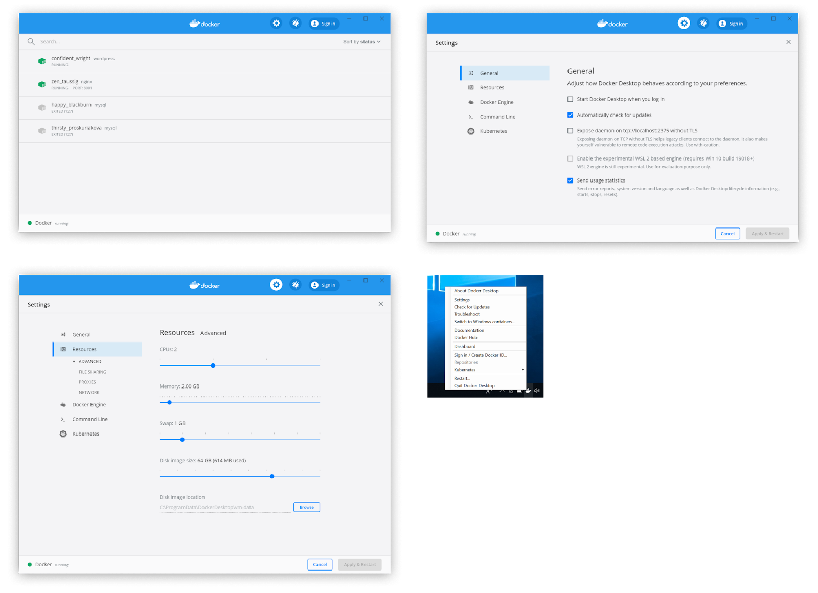 kitematic configure network kitematic configure network