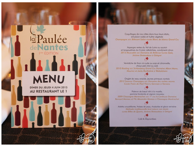La Paulée Nantaise 2015 Restaurant Le 1 Jean Yves Guého 1ère édition