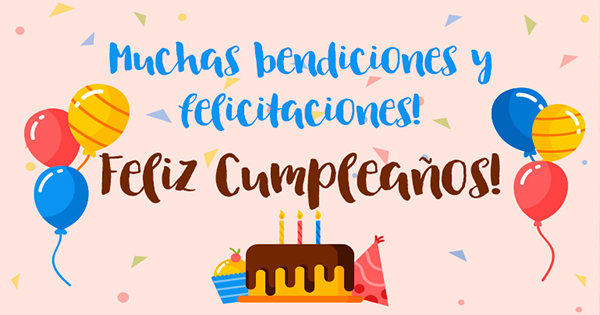 Feliz Cumpleaños Bendiciones