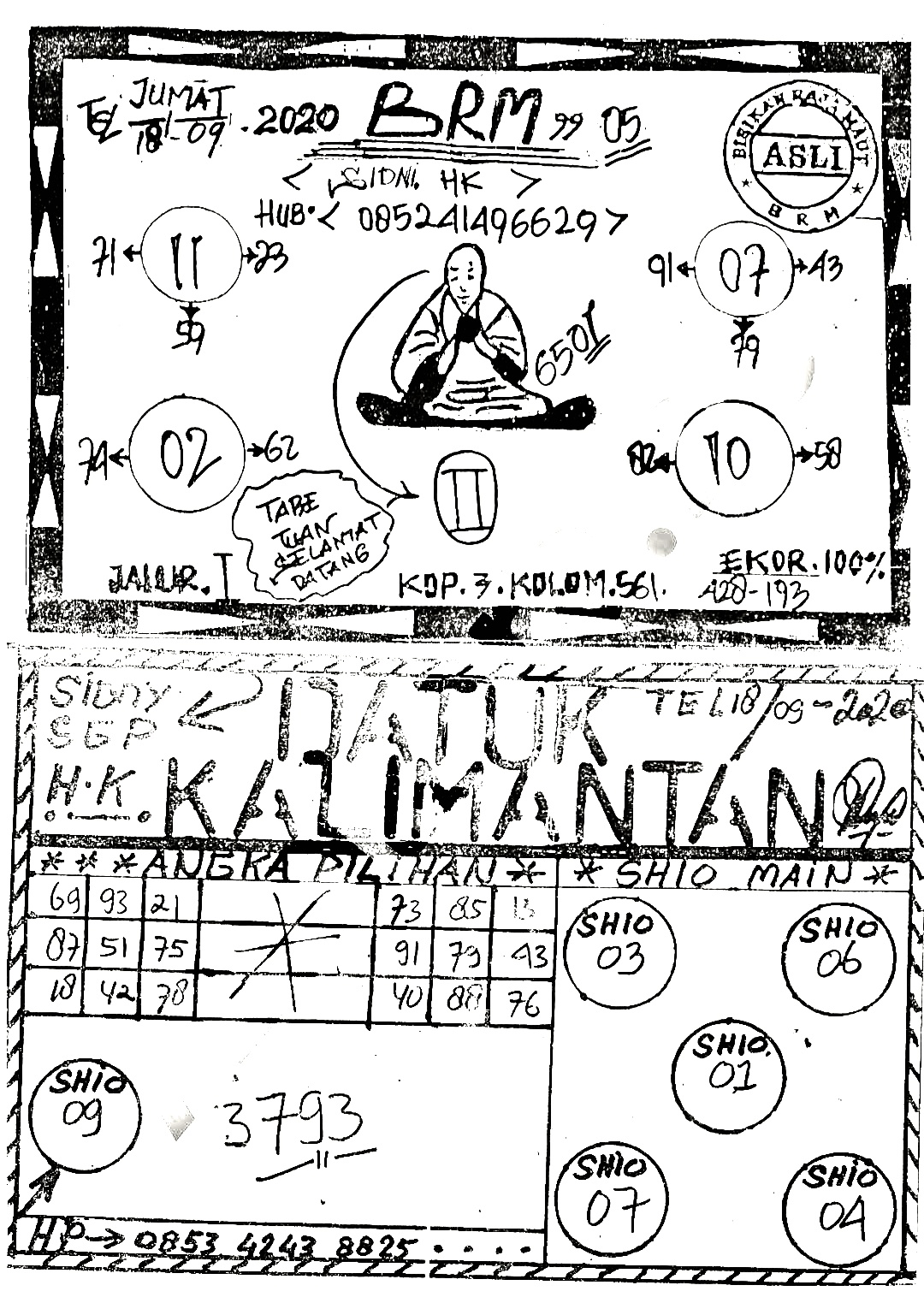 Syair Hk Jum At 18 September 2020 Syair Naga