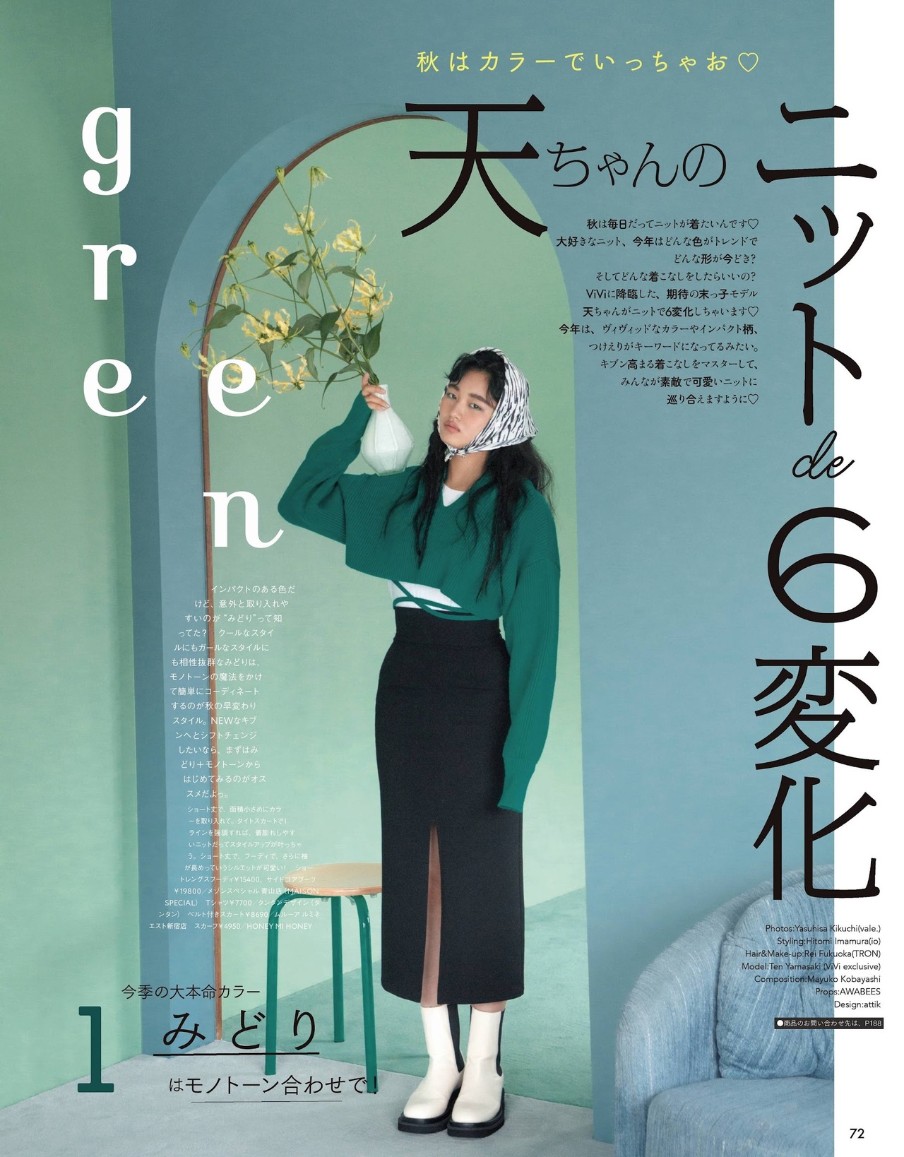 Ten Yamasaki 山﨑天, ViVi Magazine 2021.11