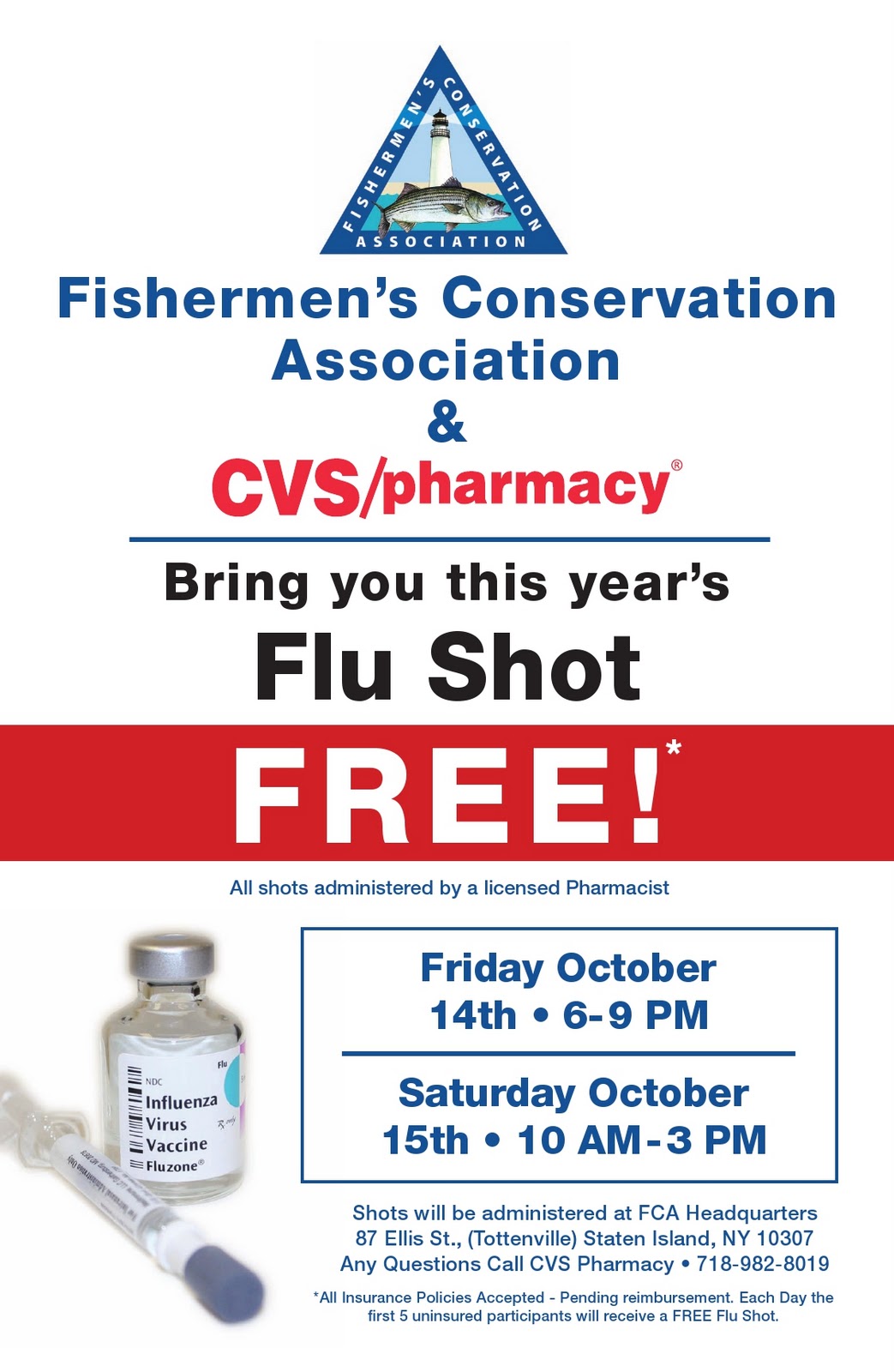 FCA FCA & CVS free Flu Shots