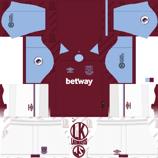 West Ham United Kits 20/21 DLS19/FTS