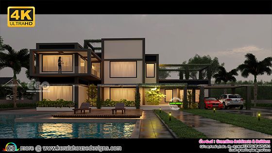 Luxury minimalist 5 bedroom house