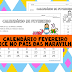 Calendário para imprimir fevereiro - Alice no país das Maravilhas