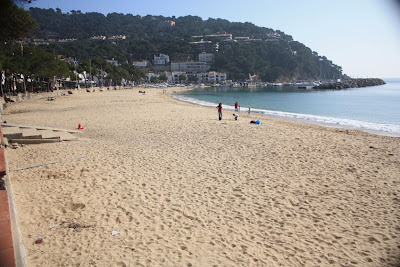 Llafranc beach in La Costa Brava