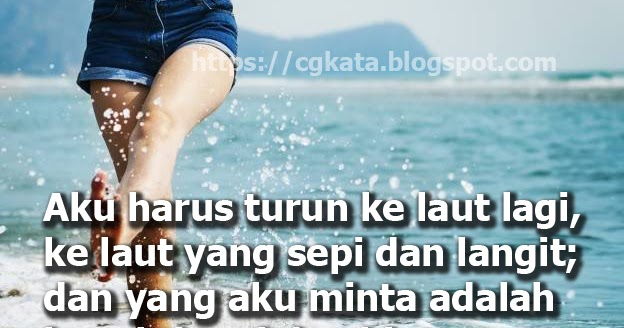 Jagokata Com Jamal T Suryanata Dengan Sajak Kutitipkan Rindu Laut Pada Pantai Yang Menggaramkan Buihnya