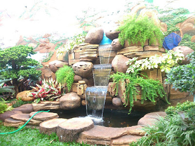 Kolam koi-garden style