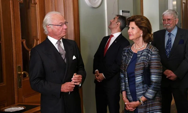 King Carl Gustaf, Queen Silvia and the Speaker of the Riksdag, Andreas Norlén