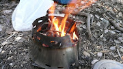 A Sidewinder type TiTri Caldera Cone in use with wood