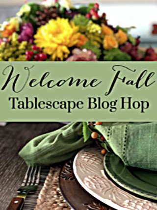 My Thrift Store Addiction fall tablescape 